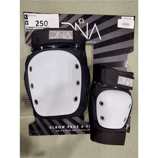 PROTECTIONS COUDES ET GENOUX L DNA ORIGINAL KNEE & ELBOW, (NEUVES)