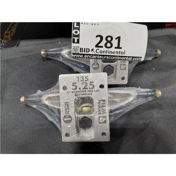 TRUCKS DE SKATE 135 / 5.2 5 FILM TRUCKS (NEUFS)