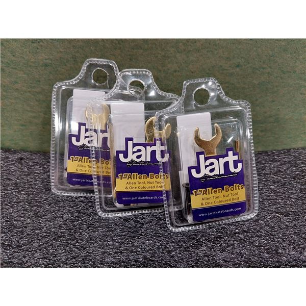 LOT DE 21 ENSEMBLES DE BOULONS ET QUINCAILLERIE ASSORTIS JART ET VERSA, (NEUFS)