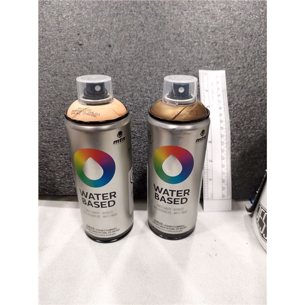 LOT DE 5 BOMBES AÉROSOL ASSORTIES MTN WATER BASED 400 ML, (NEUVES)
