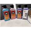 Image 2 : LOT DE 4 RECHARGES ASSORTIES MOLOTOW ONE4ALL 180 ML, (NEUVES)