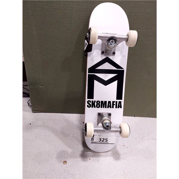 PLANCHE COMPLÈTE MICRO 6.0 SK8MAFIA HOUSE LOGO BLANCHE, (NEUVE)