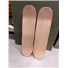 Image 4 : LOT DE 2 PLANCHES DE SKATE 8.375 X 31.875 CRACK HOUSE THIS AIN'T A BLANK NATURELLE, (NEUVES)