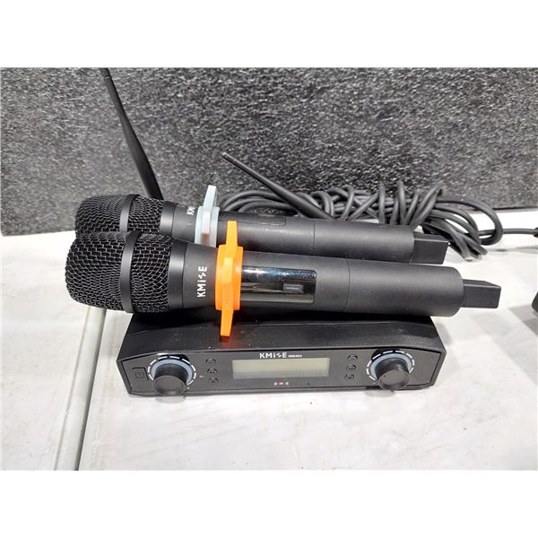 SYSTÈME DE MICROPHONES SANS FIL 3 PIÈCES KMISE