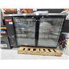 Image 1 : RÉFRIGÉRATEUR DE BAR NEW AIR, 2 PORTES VITRÉES, 59X27½X36 PO