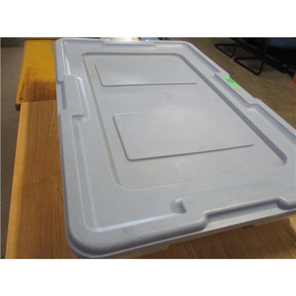 UNDERBED STORAGE TOTE & LID