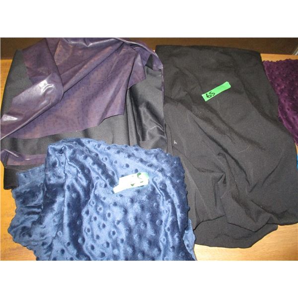 UNCLAIMED STORAGE:  FLAT C/W ASSORTED NEW FABRIC
