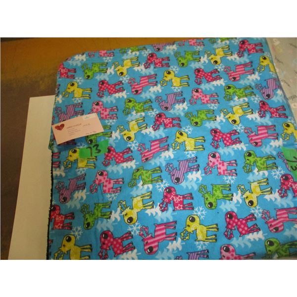 UNCLAIMED STORAGE:  NEW 36" X 36" QUILT & NEW 44" X 44" QUILT
