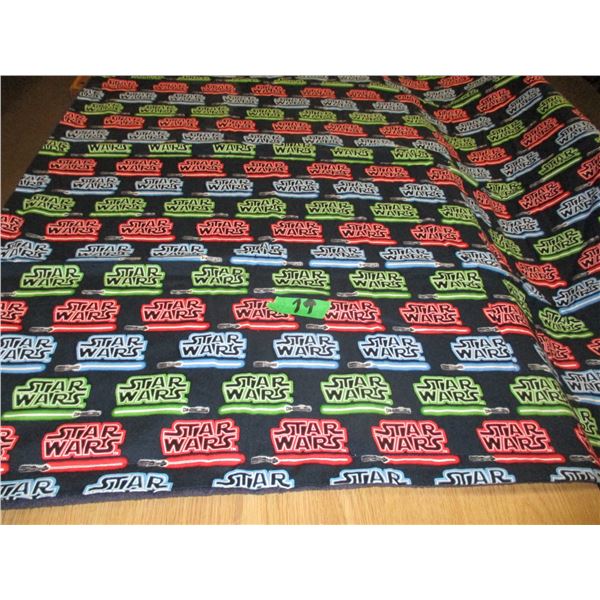 UNCLAIMED STORAGE:  NEW 42" X 42" STAR WARS BLANKET