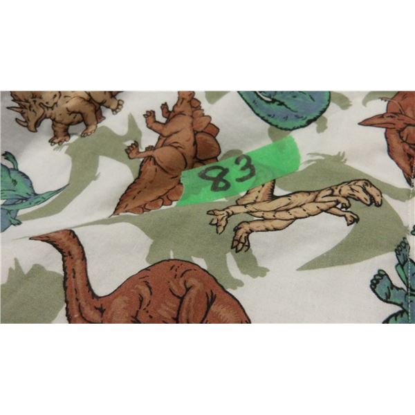UNCLAIMED STORAGE:  DINOSAUR CAR CARRIER COVER