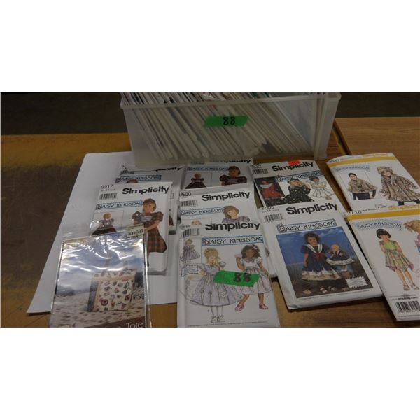 UNCLAIMED STORAGE:  BUNDLE OF PATTERNS