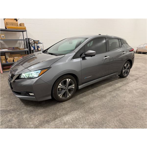 2019 Nissan Leaf SL Electric Hatchback, Lic. 417D, 47106 Miles (Starts & Runs - See Video)