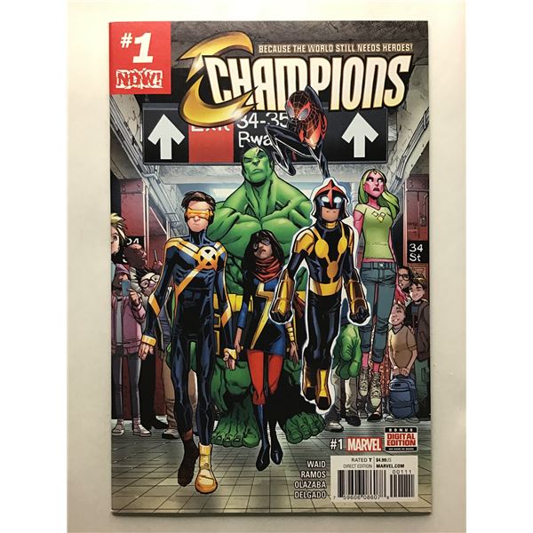 Champions #1 (1st team appearance and origin of the Champions)