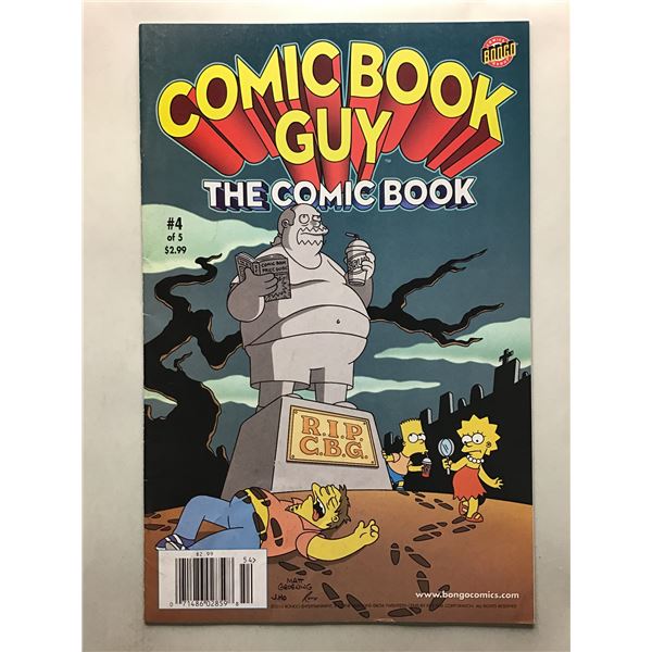 Simpsons Comic Book Guy #4 (2010) Bongo Comics