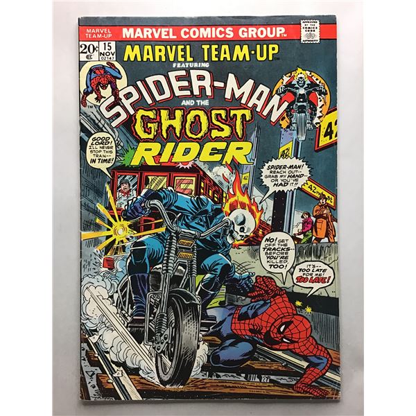 Marvel Team-Up #15 (1973) 1st Mtg Spider-Man & Ghost Rider