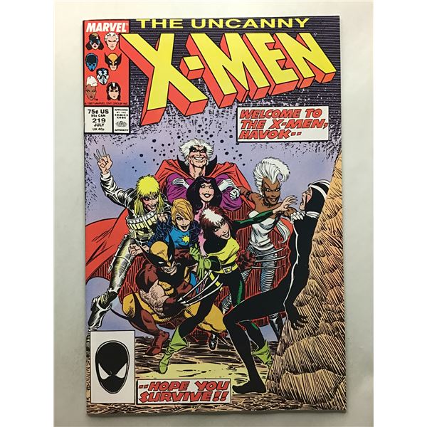 Uncanny X-Men #219D (1987) guest Magneto