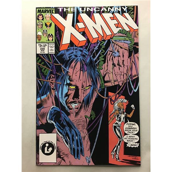 Uncanny X-Men #220D (1987) guest Forge