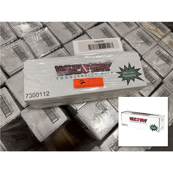 Qty Approx 75 Anchor Value Wrap Foodservice Film, 12" x 2000 ft (Approx $1,959 Retail)