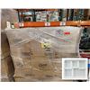 Image 1 : Qty 7,500 Chinet Classic Luau 5-Compartment Trays, 8.5" x 12.5" ($3,001.35 Retail)