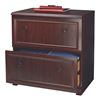 Image 1 : Realspace Broadstreet 30"W Lateral 2-Drawer File Cabinet, Cherry ($243.99 Retail)