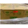 Image 3 : Qty 1,920 Eco-Products 8" x 8" x 3" 3-Compartment Clear Clamshells ($1,763.88 Retail)