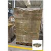 Image 1 : Qty 3,840 Eco-Products 8" x 8" x 3" 3-Compartment Clear Clamshells ($3,527.76 Retail)