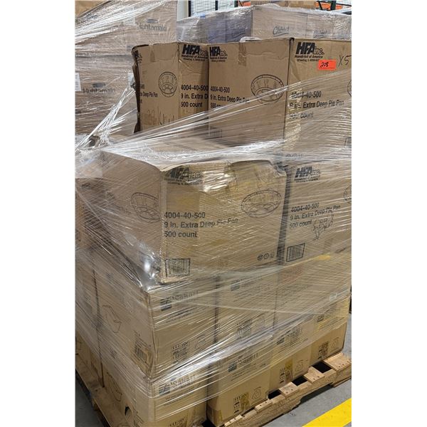 HFA Pie Pans, Sabert Containers, Compostable Clamshells - Pallet