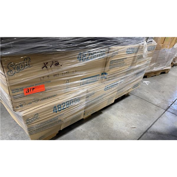 Qty 12 Cases Scott Extra Soft Bathroom Tissue, 48280
