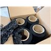 Image 5 : Qty 120 Sigma Black Blown Stretch Film Rolls, 15" x 1500 ft, .70 mil