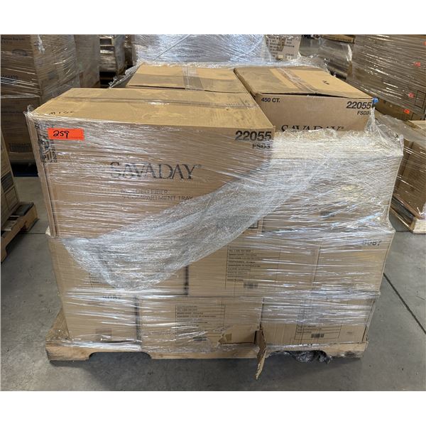 Savaday Molded Fiber Trays, Honua Kai Body Lotion - Pallet