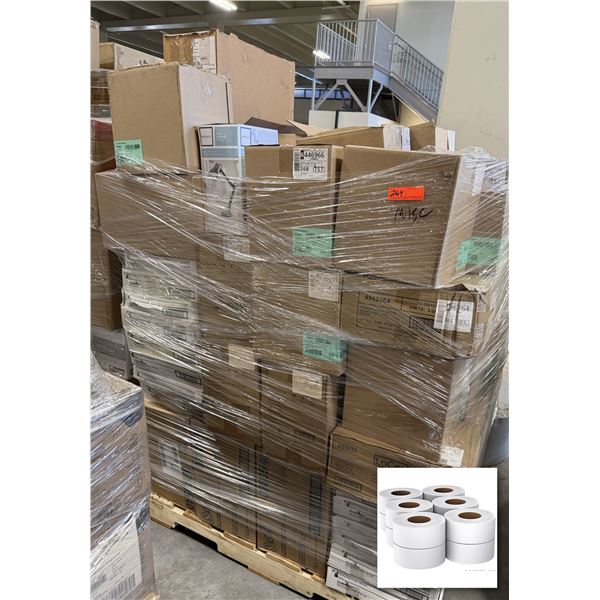 Scott JRT Toilet Tissue, Linen-Like Towels, Bun Pan Covers, Binders - Pallet