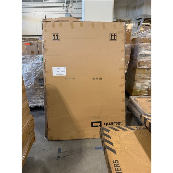 Quartet 4' x 6' Economy Cork Board, Aluminum Frame