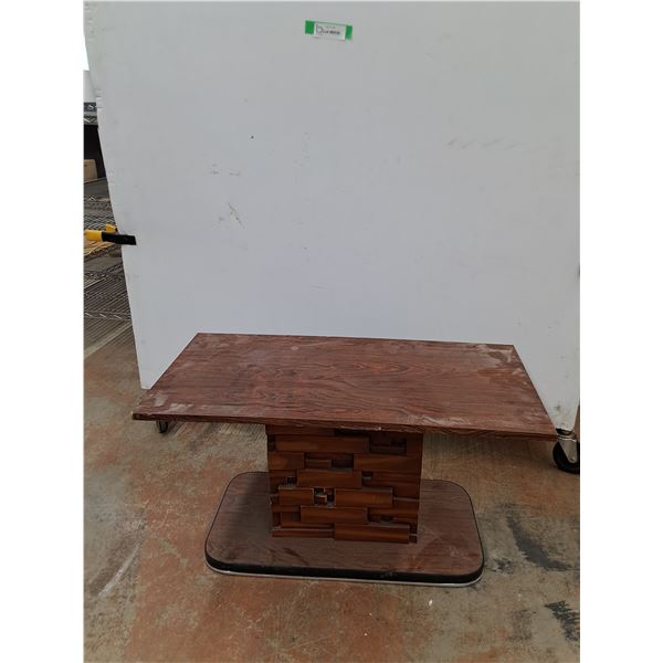 *Wooden Coffee Table w/ Swivel Top (29.75x16.25x14") - As Is, Pickup Only