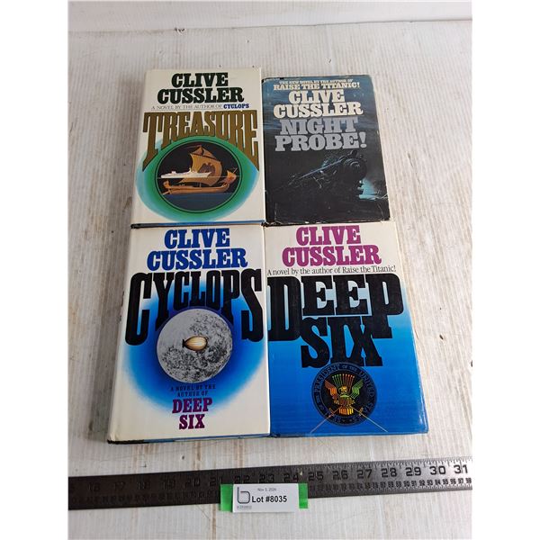 (4) Clive Cussler Novels