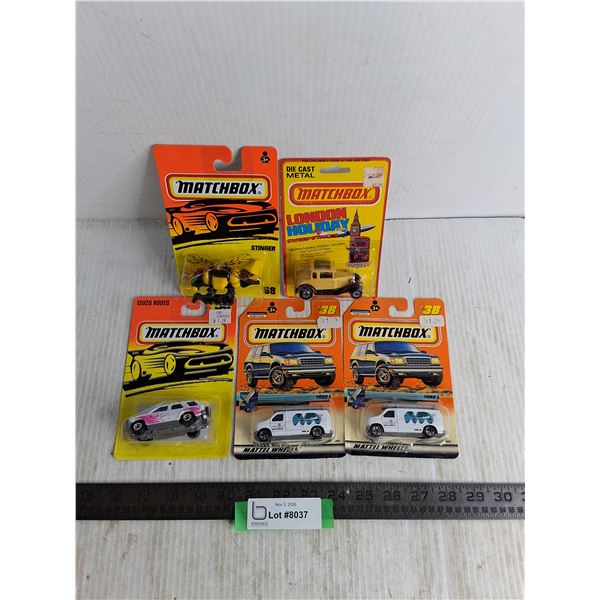 (5) NIB Matchbox Die Cast Vehicles