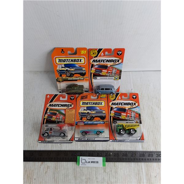 (5) NIB Matchbox Die Cast Vehicles