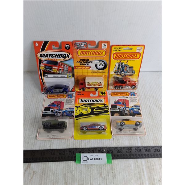 (6) NIB Matchbox Die Cast Vehicles