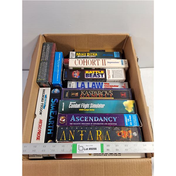 Collection of Big-Box PC and Operating System  Software