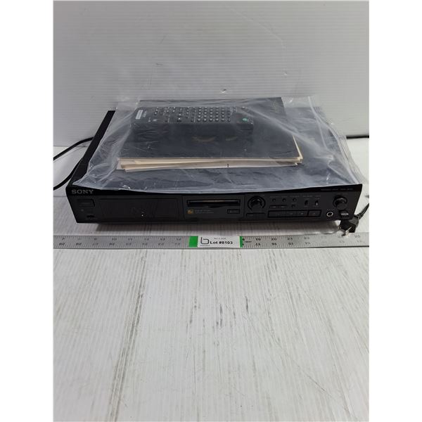 Sony MDS-JE510 MiniDisk Deck Audio Recorder and Player-no power detected-as is