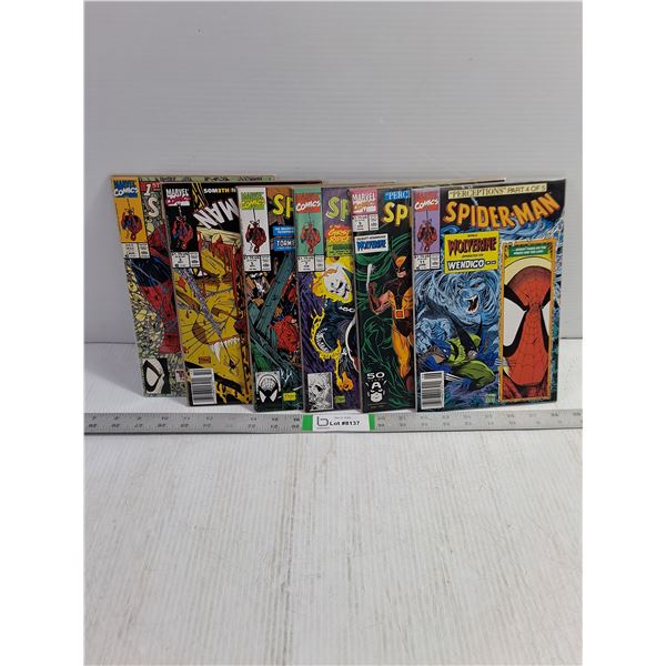 (12 ) Editions of Spiderman Comic Books-#1-12