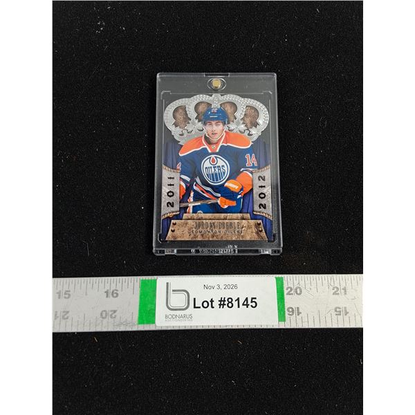 (1) 2011-12 Panini Crown Royale Jordan Eberle(#35) Hockey Card-cannot authenticate