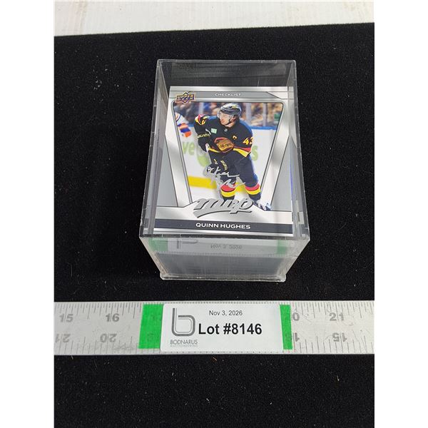 Container of 2025-26 Upper Deck Hockey Cards-cannot authenticate