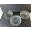Image 2 : (3) Glass Bowls 9" Diam.