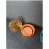 Image 3 : (2) Glass Ashtrays & Fawn Powder Jar