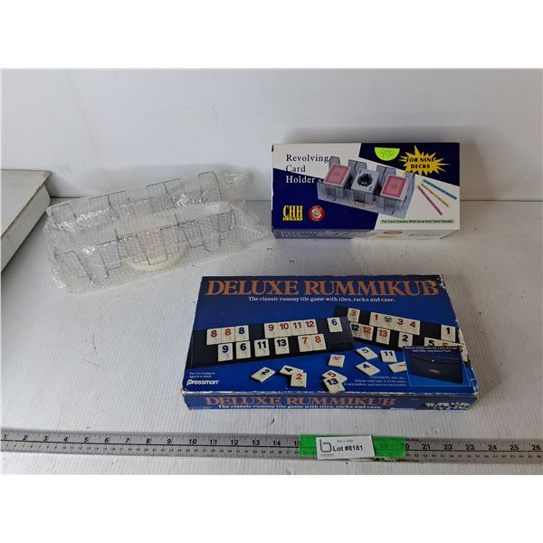 Revolving Card Holder & Deluxe Rummikub
