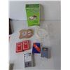 Image 2 : Decks of Card, Revolving Card Holder, Cribbage Board, Misc.