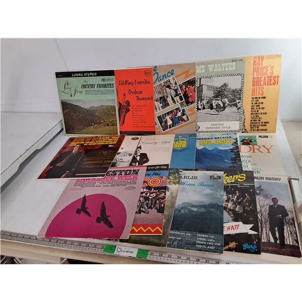 Record Lot- Andy Dejarlis, The Cottonpickers, Hank Snow, Misc.