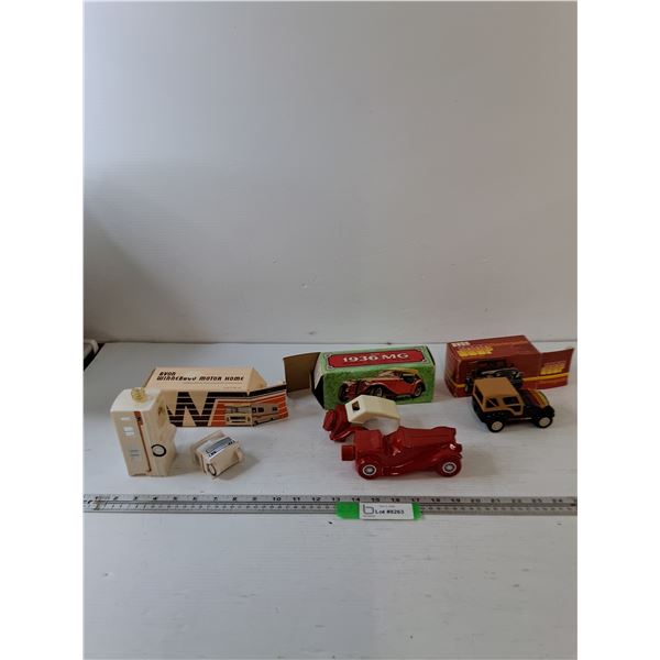 (3) Avon Vehicle 5 oz Aftershave Bottles with Boxes As-Is