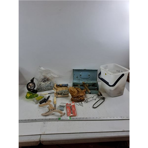 (2) Flint Spark Lighters, Roofing Bolts With Slotted Pan, Landscape Spotlight, Forstner Drill Bit, M