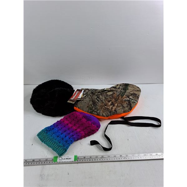 Huntworth Camouflage Hand Muff, Tuque, Neck Warmer
